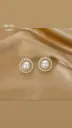 Regal Pearl Circle Studs