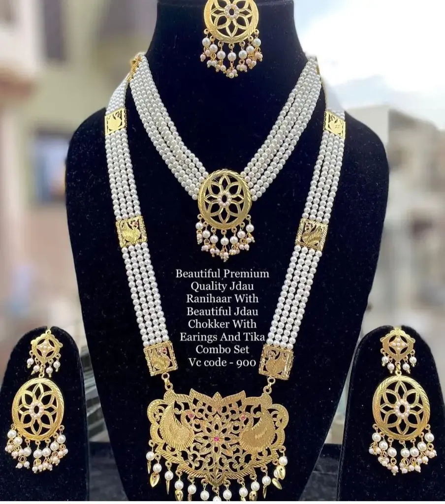 Royal Pearl Rani Haar Combo Set