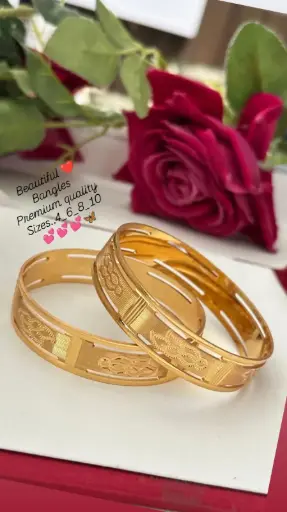 golden bangles