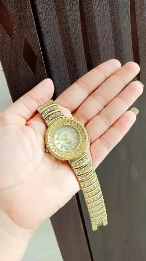 Diamond look watch