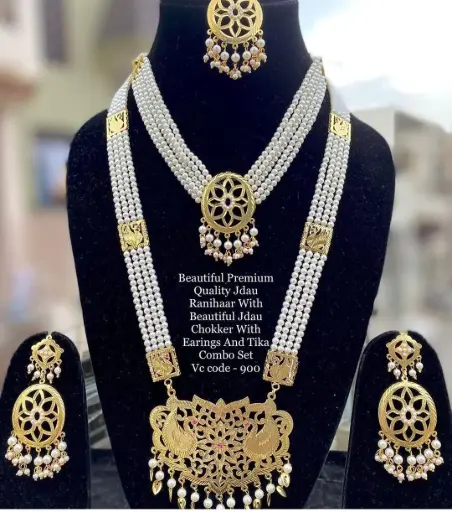 Royal Pearl Rani Haar Combo Set